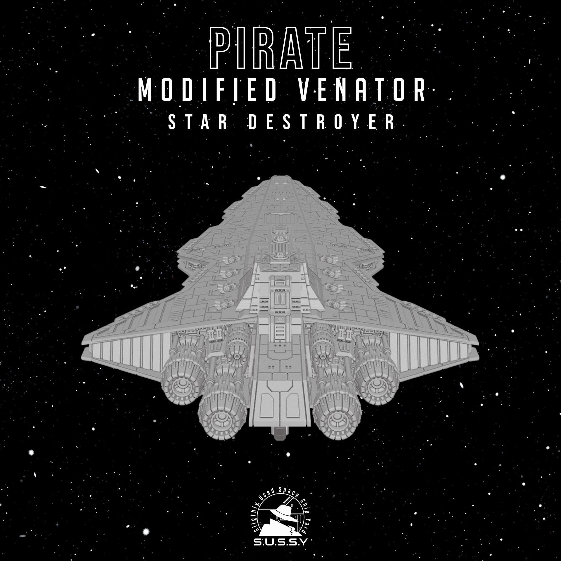 Pirate Venator Star Destroyer - SW Armada proxy