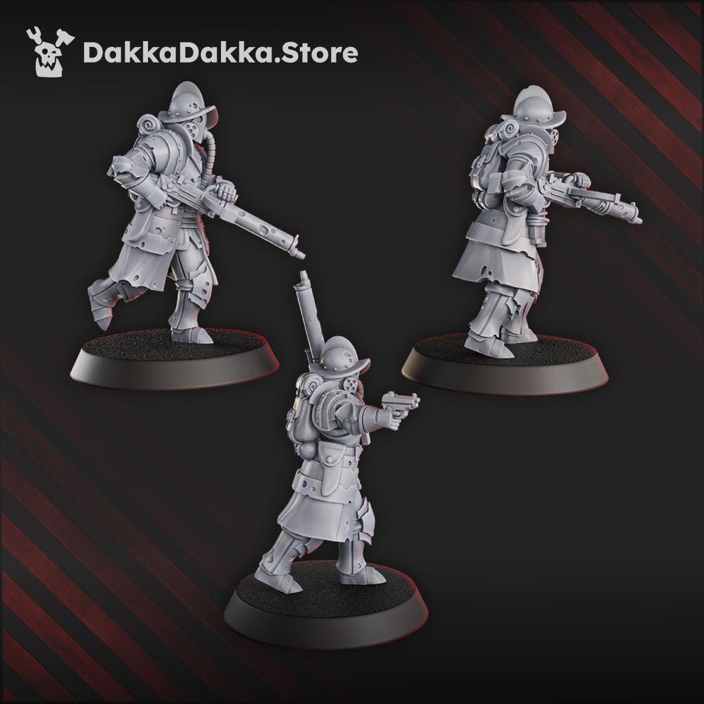 Conquistador Heavy Support | DakkaDakka | Wargaming | Tabletop | 3D printed miniature | Trench Crusade compatible