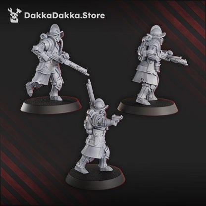 Conquistador Heavy Support | DakkaDakka | Wargaming | Tabletop | 3D printed miniature | Trench Crusade compatible