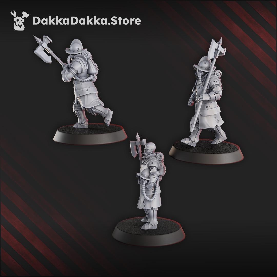 Conquistador vanguards | DakkaDakka | Wargaming | Tabletop | 3D printed miniature | Trench Crusade compatible