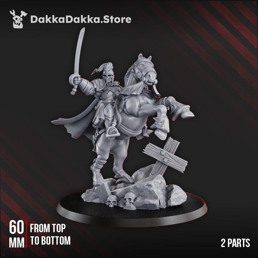 Don Miguel de Espinosa Cortes | DakkaDakka | Wargaming | Tabletop | 3D printed miniature | Trench Crusade compatible
