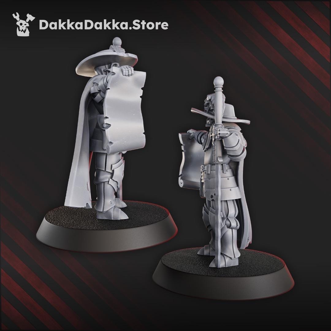 Inquisitor | DakkaDakka | Wargaming | Tabletop | 3D printed miniature | Trench Crusade compatible