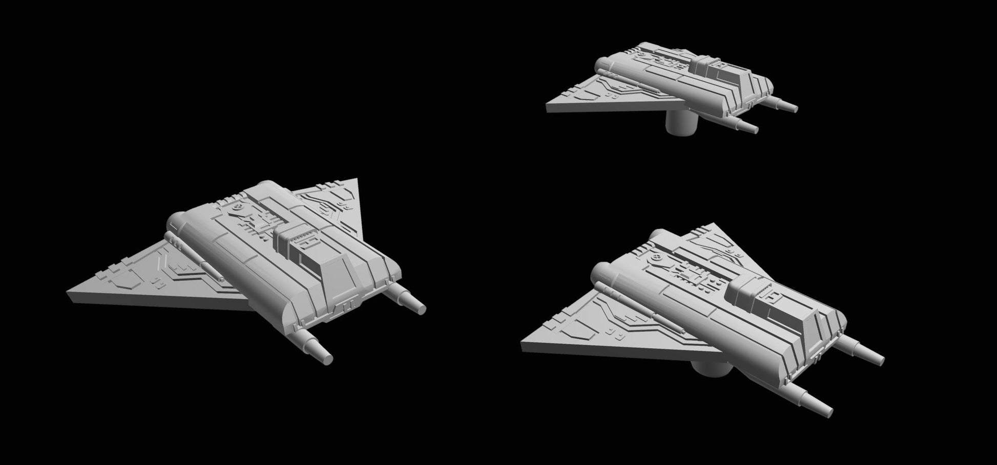 SW Armada Imperial I7 Howl runner 9pcs - Wargaming - Table top - 3D printed miniatures