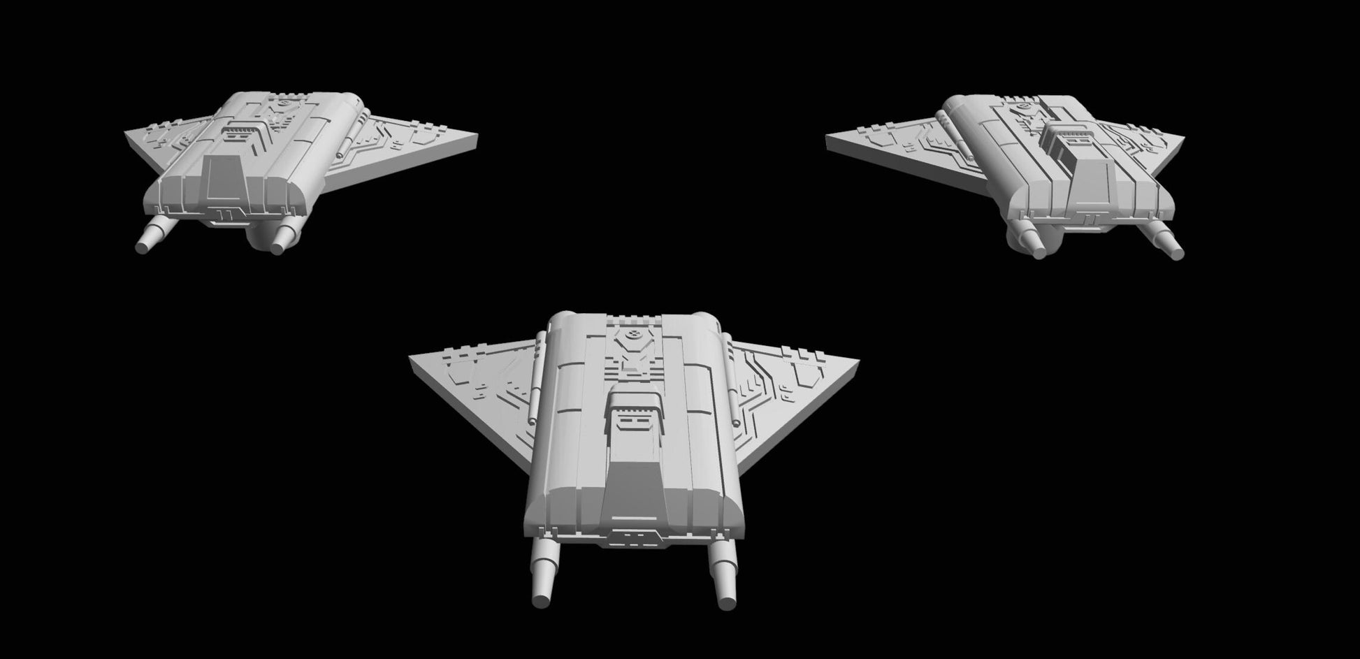 SW Armada Imperial I7 Howl runner 9pcs - Wargaming - Table top - 3D printed miniatures