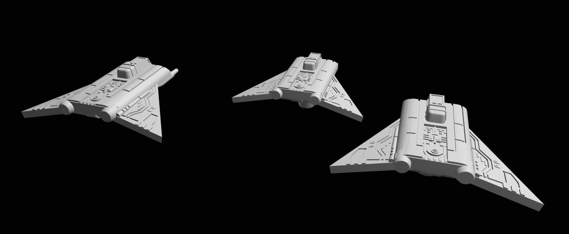 SW Armada Imperial I7 Howl runner 9pcs - Wargaming - Table top - 3D printed miniatures