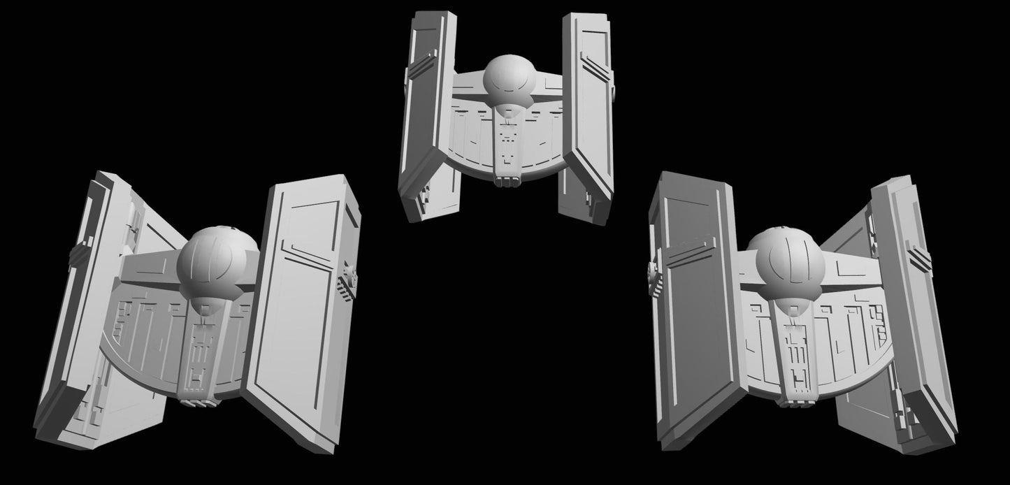 SW Armada Imperial Tie Advanced X1 9pcs - Wargaming - Table top - 3D printed miniatures