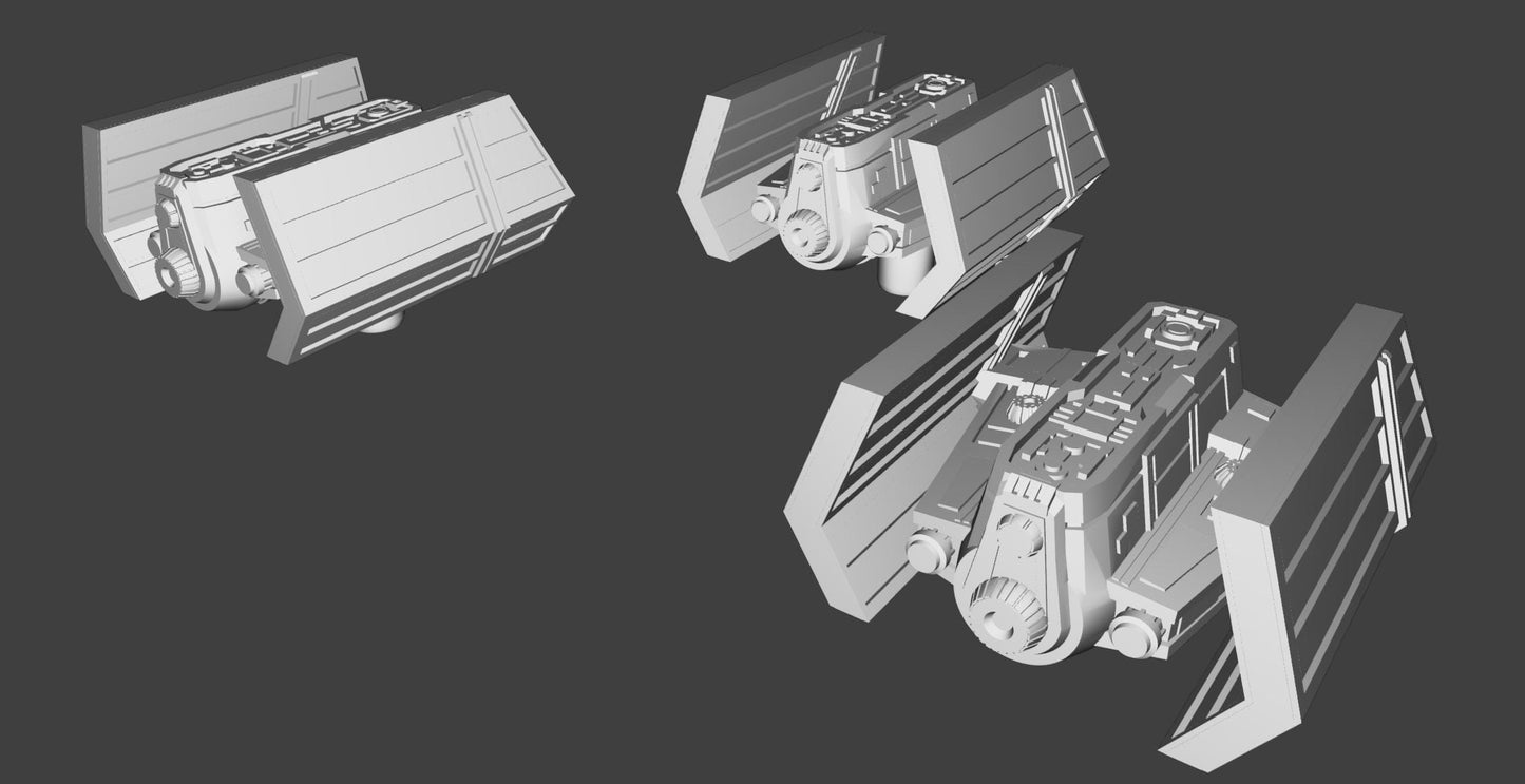 SW Armada Imperial Tie Scout Squadron 9pcs - Wargaming - Table top - 3D printed miniatures