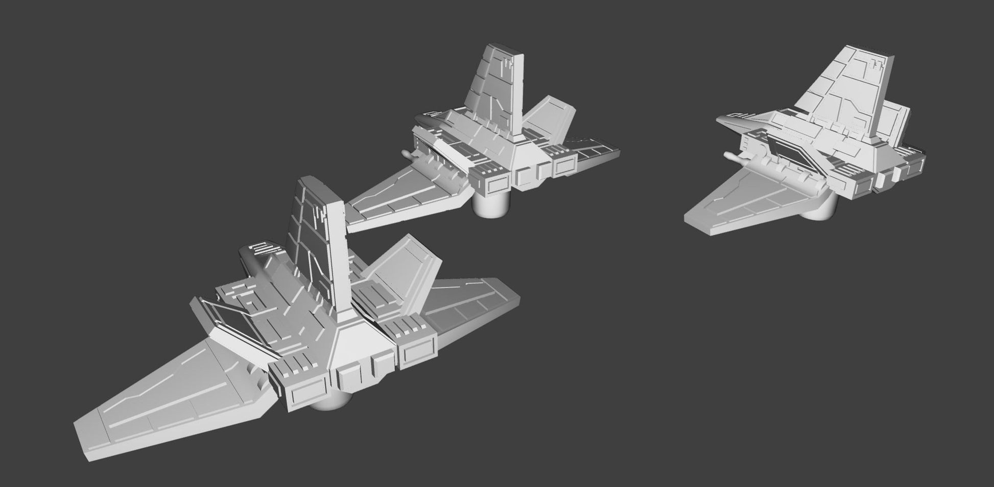 SW Armada Imperial Tie Starwing 9pcs - Wargaming - Table top - 3D printed miniatures