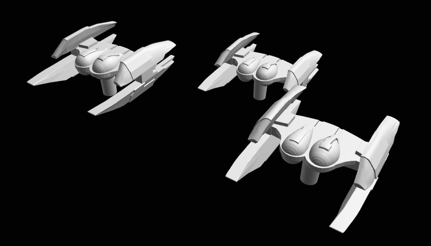 SW Armada CIS Hyena Bomber 6pcs - Wargaming - Table top - 3D printed miniatures