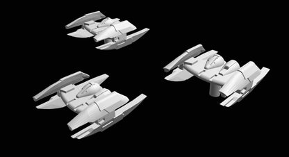 SW Armada CIS Hyena Bomber 6pcs - Wargaming - Table top - 3D printed miniatures