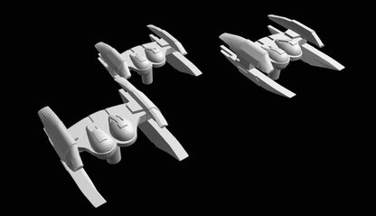 SW Armada CIS Hyena Bomber 6pcs - Wargaming - Table top - 3D printed miniatures