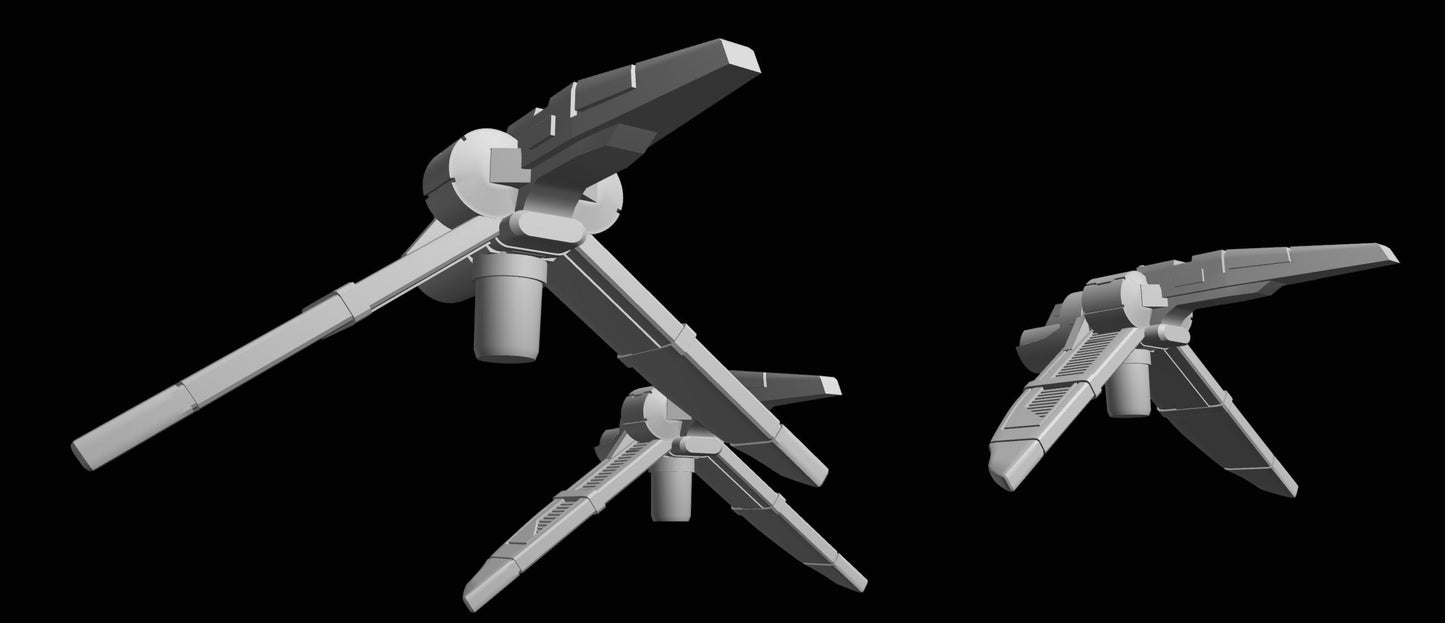 SW Armada CIS Sabaoth Bomber 6pcs - Wargaming - Table top - 3D printed miniatures