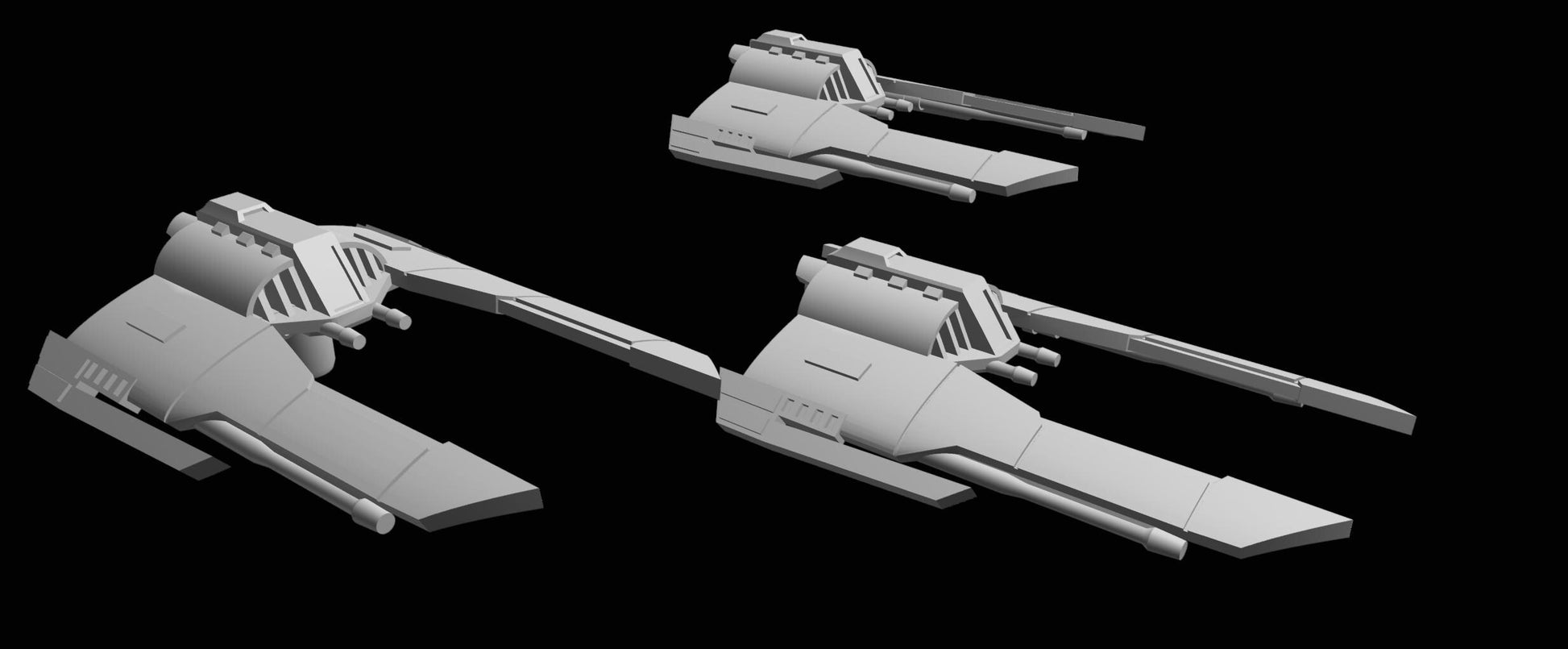 SW Armada CIS Sabaoth defender 9pcs - Wargaming - Table top - 3D printed miniatures