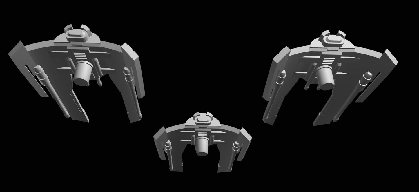 SW Armada CIS Sabaoth defender 9pcs - Wargaming - Table top - 3D printed miniatures