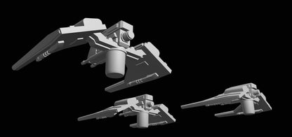 SW Armada CIS Droid Sabaoth Figther 9pcs - Wargaming - Table top - 3D printed miniatures