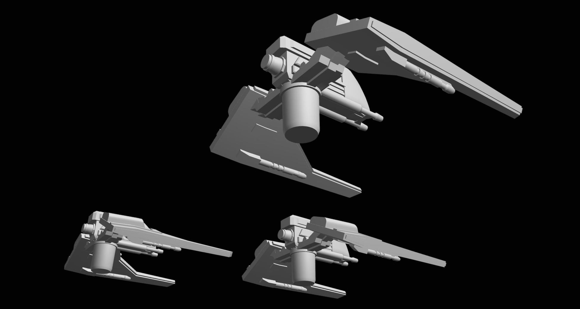 SW Armada CIS Droid Sabaoth Figther 9pcs - Wargaming - Table top - 3D printed miniatures