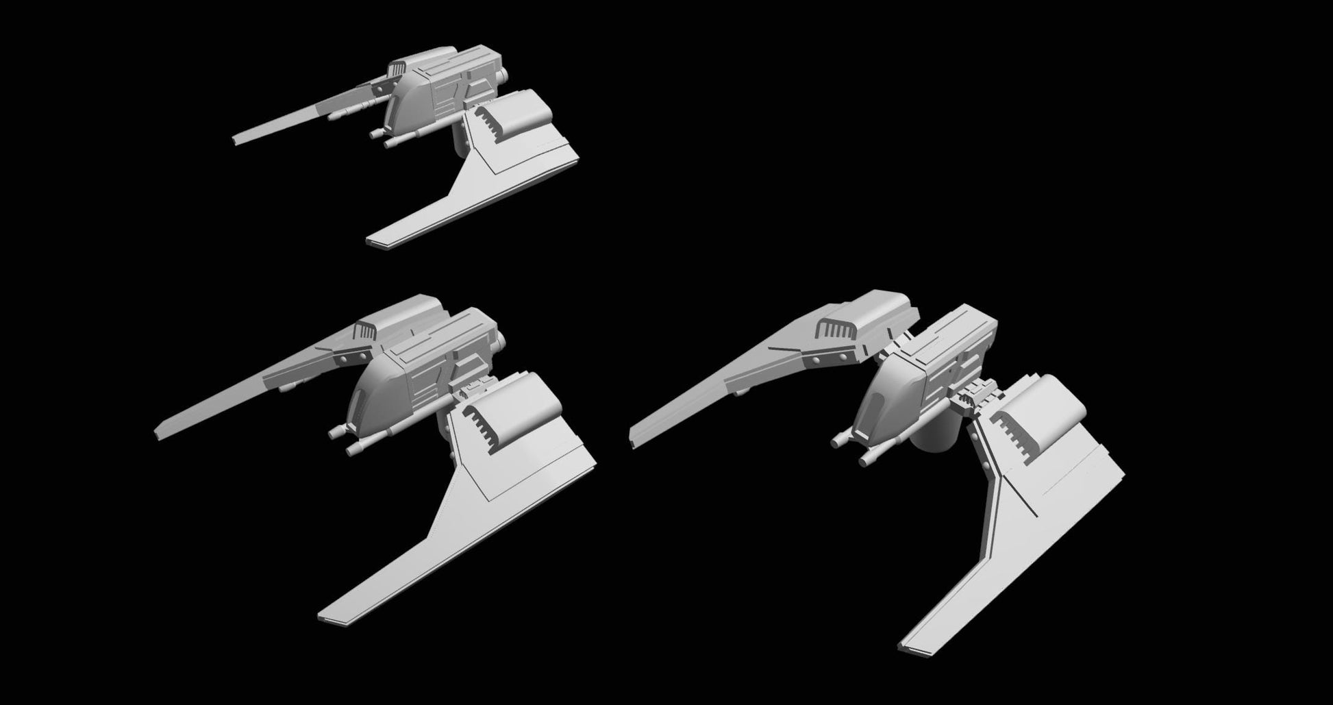 SW Armada CIS Droid Sabaoth Figther 9pcs - Wargaming - Table top - 3D printed miniatures