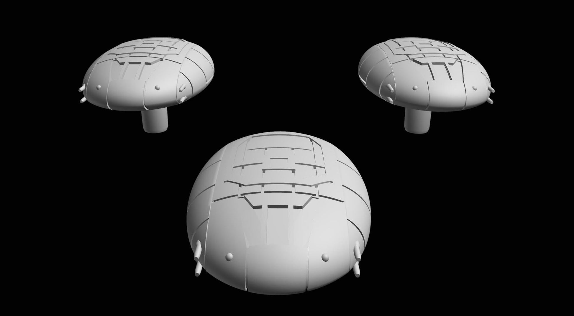 SW Armada CIS Droid Scarab Figther 12pcs - Wargaming - Table top - 3D printed miniatures