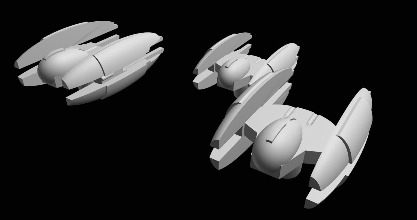 SW Armada CIS Vulture Droid 9pcs - Wargaming - Table top - 3D printed miniatures