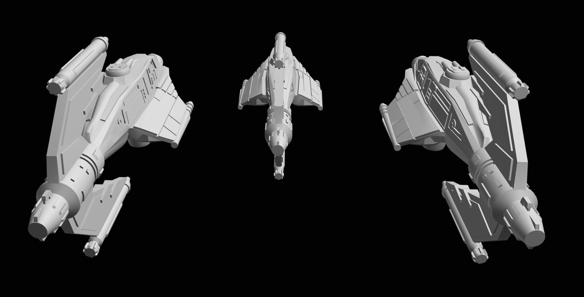 SW Armada Pirate GAT-12 Skipray 6pcs - Wargaming - Table top - 3D printed miniatures