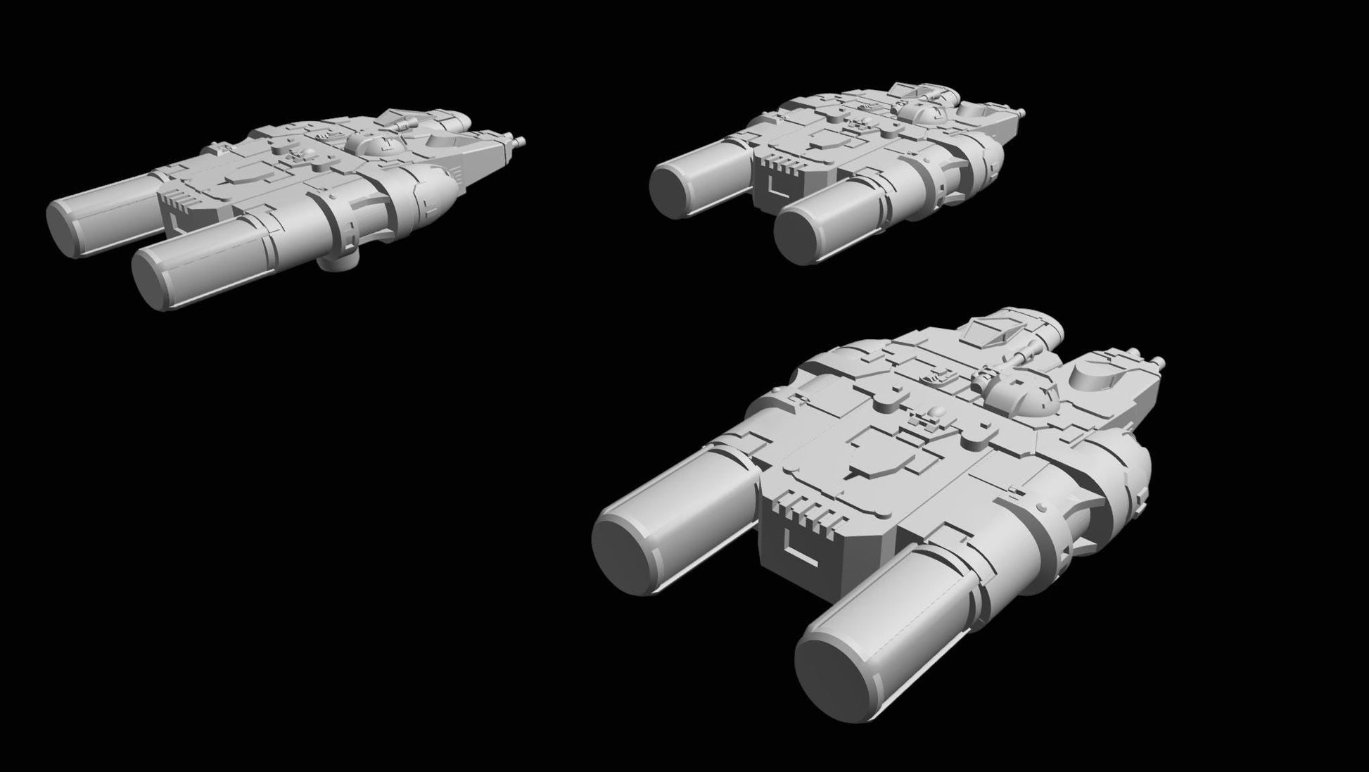 SW Armada Rebels H Wing 9pcs - Wargaming - Table top - 3D printed miniatures