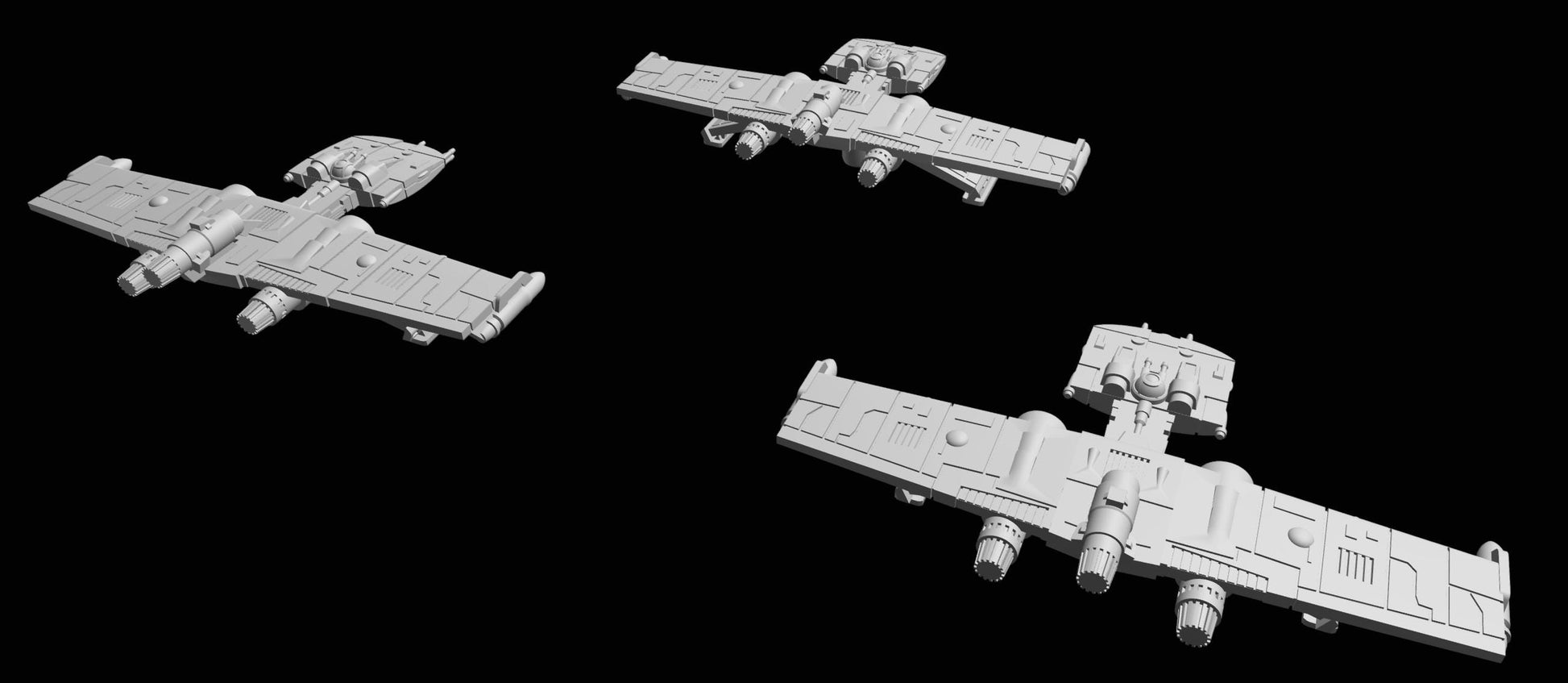 SW Armada Rebels K Wing 6pcs - Wargaming - Table top - 3D printed miniatures