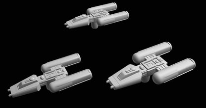 SW Armada Rebels Y-Wing 9pcs - Wargaming - Table top - 3D printed miniatures