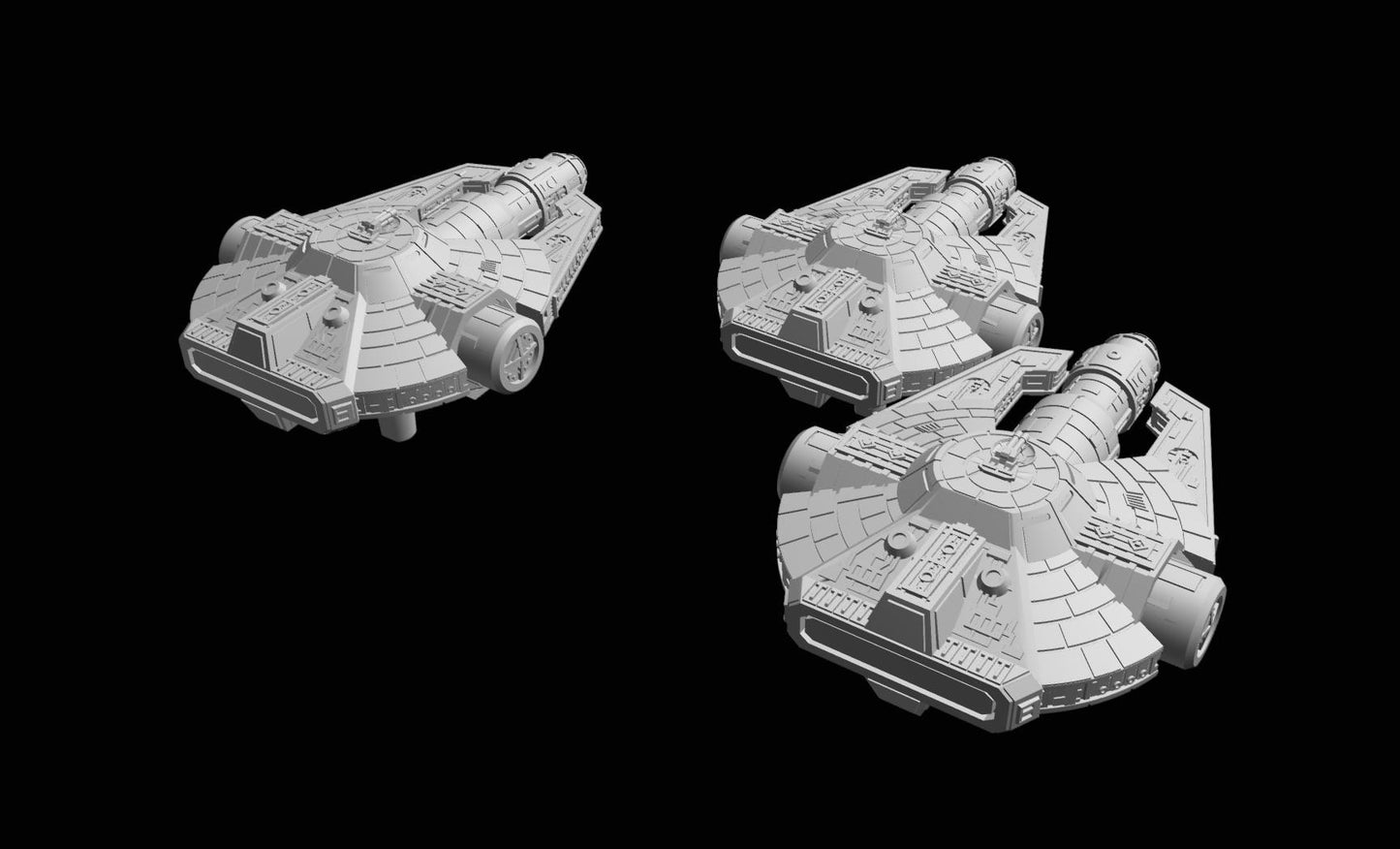 SW Armada Rebels YT-200 6pcs - Wargaming - Table top - 3D printed miniatures
