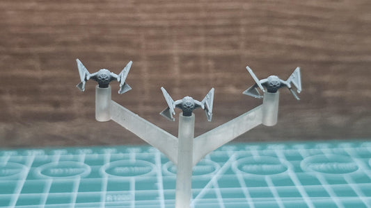 SW Armada Imperial Tie Hunter 9pcs - Wargaming - Table top - 3D printed miniatures