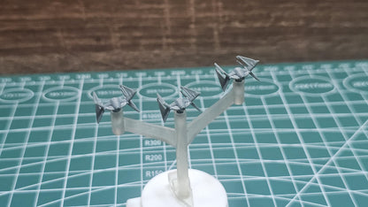 SW Armada Imperial Tie Hunter 9pcs - Wargaming - Table top - 3D printed miniatures