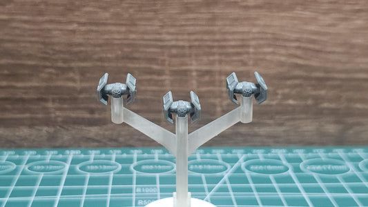 SW Armada Imperial Tie Advanced X1 9pcs - Wargaming - Table top - 3D printed miniatures