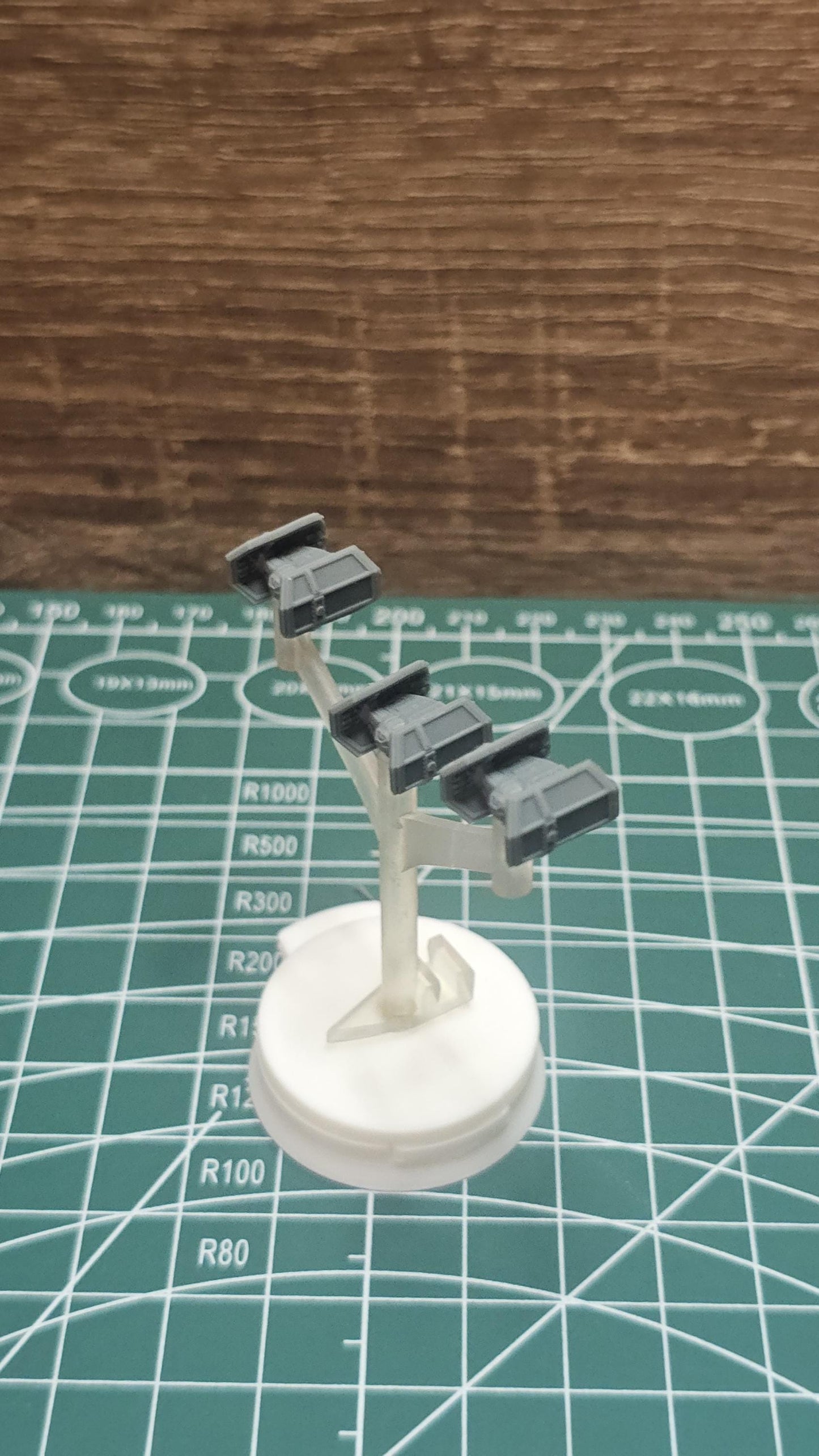 SW Armada Imperial Tie Advanced X1 9pcs - Wargaming - Table top - 3D printed miniatures