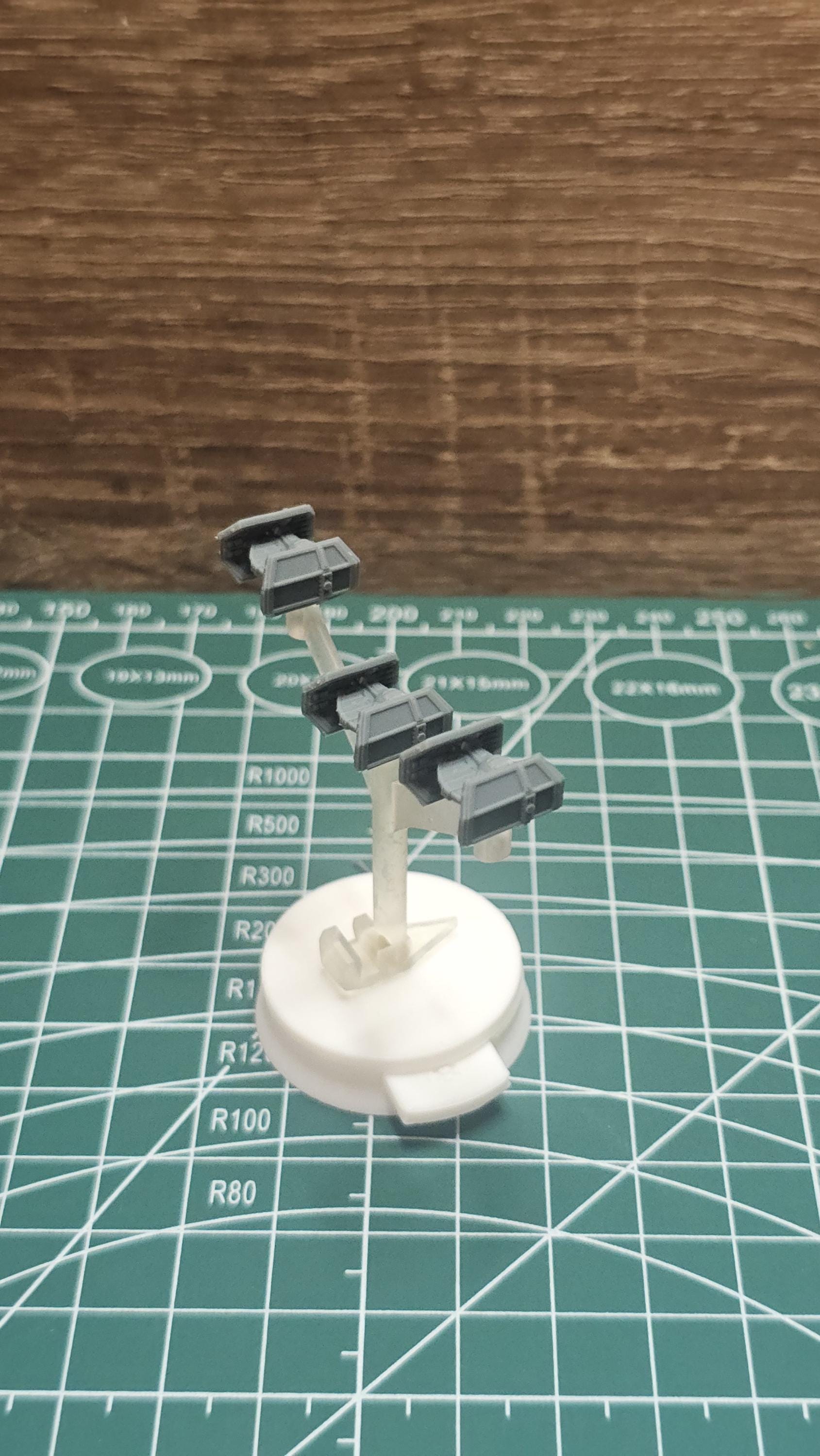 SW Armada Imperial Tie Advanced X1 9pcs - Wargaming - Table top - 3D printed miniatures