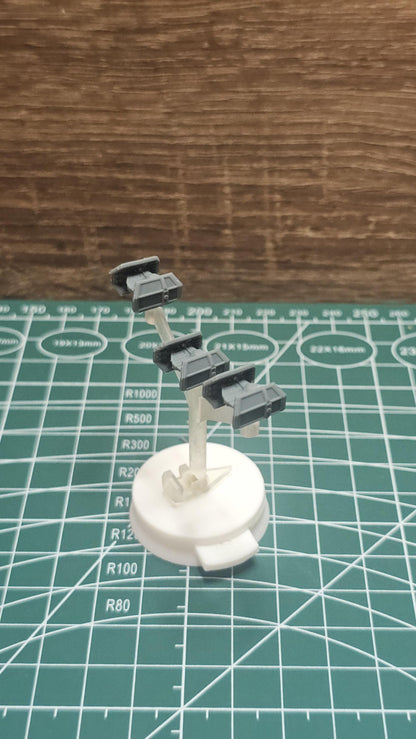 SW Armada Imperial Tie Advanced X1 9pcs - Wargaming - Table top - 3D printed miniatures