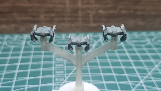 Imperial Tie Aggressor Squadron (9pcs): 3D Printed Armada proxy