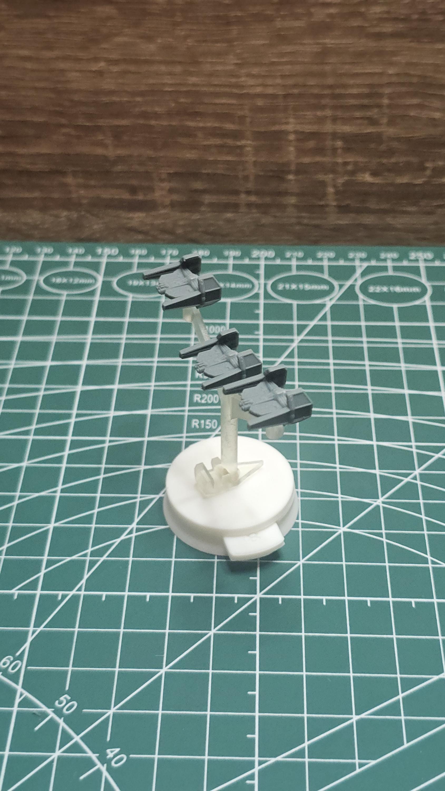 Imperial Tie Aggressor Squadron (9pcs): 3D Printed Armada proxy