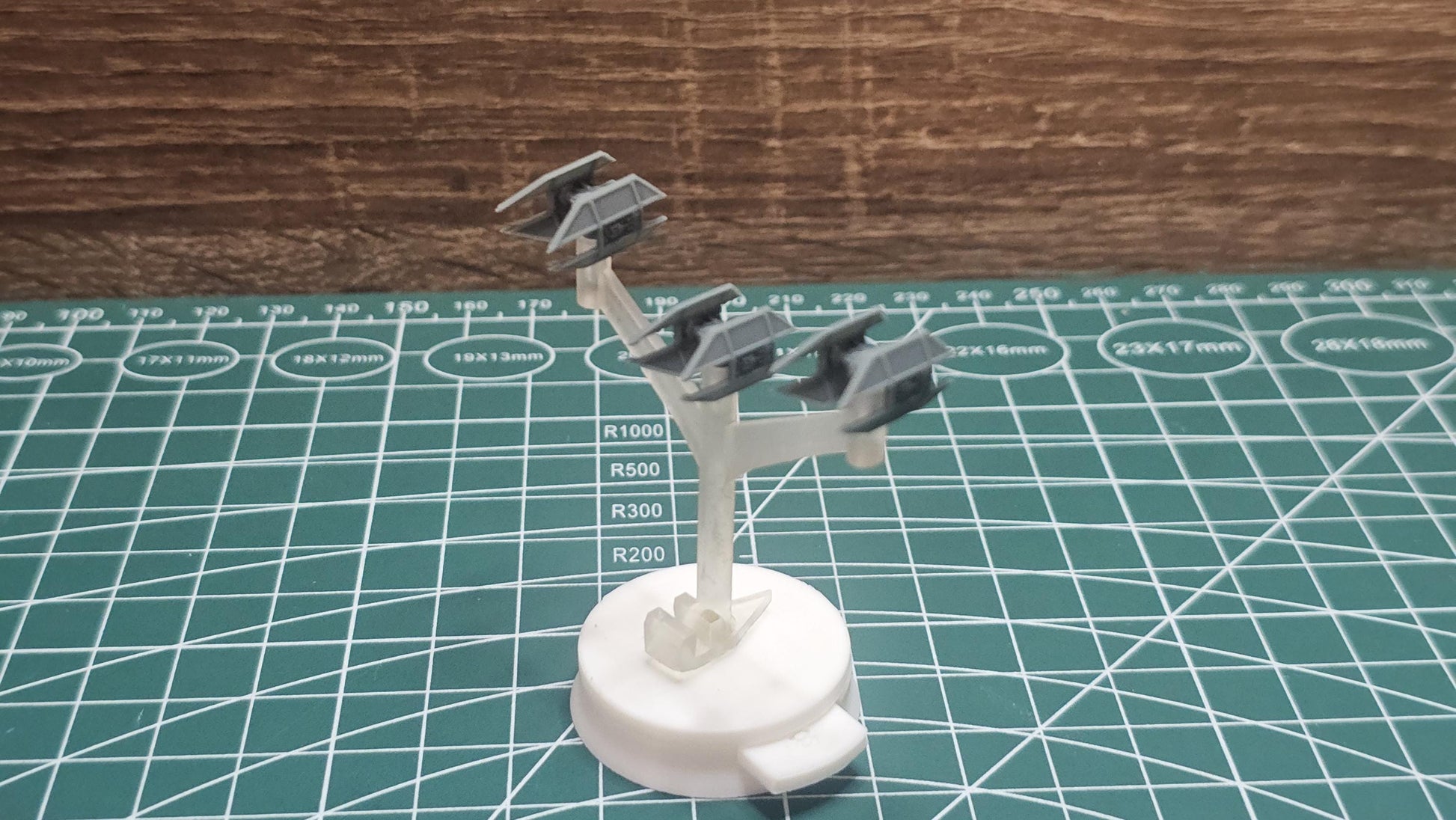 Imperial Tie Avenger Squadron (9pcs): 3D Printed Armada proxy