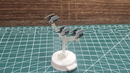 Imperial Tie Avenger Squadron (9pcs): 3D Printed Armada proxy