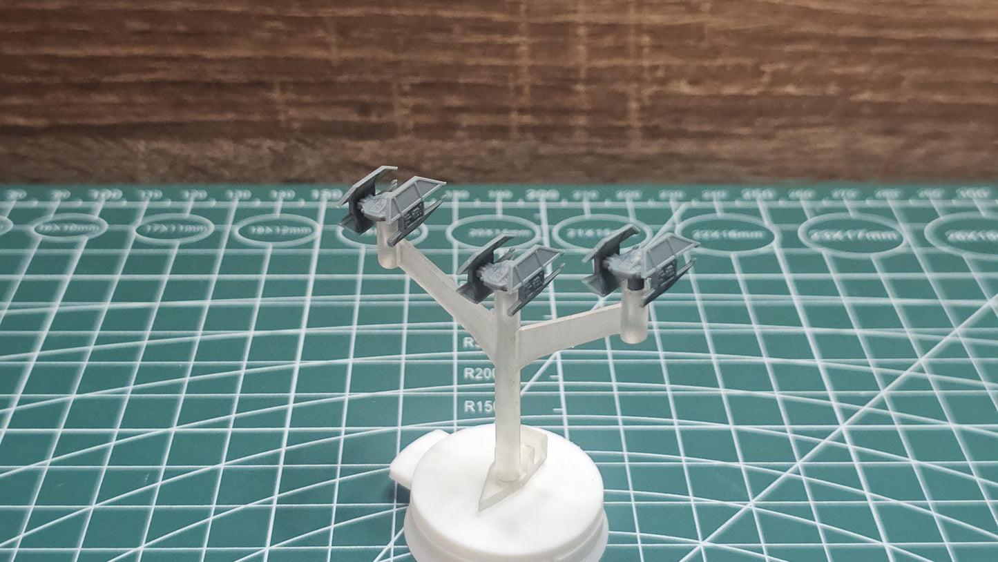 Imperial Tie Avenger Squadron (9pcs): 3D Printed Armada proxy