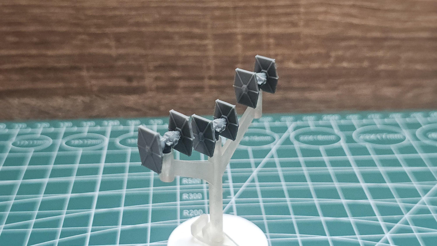 Imperial Tie Brute Squadron (9pcs): 3D Printed Armada proxy