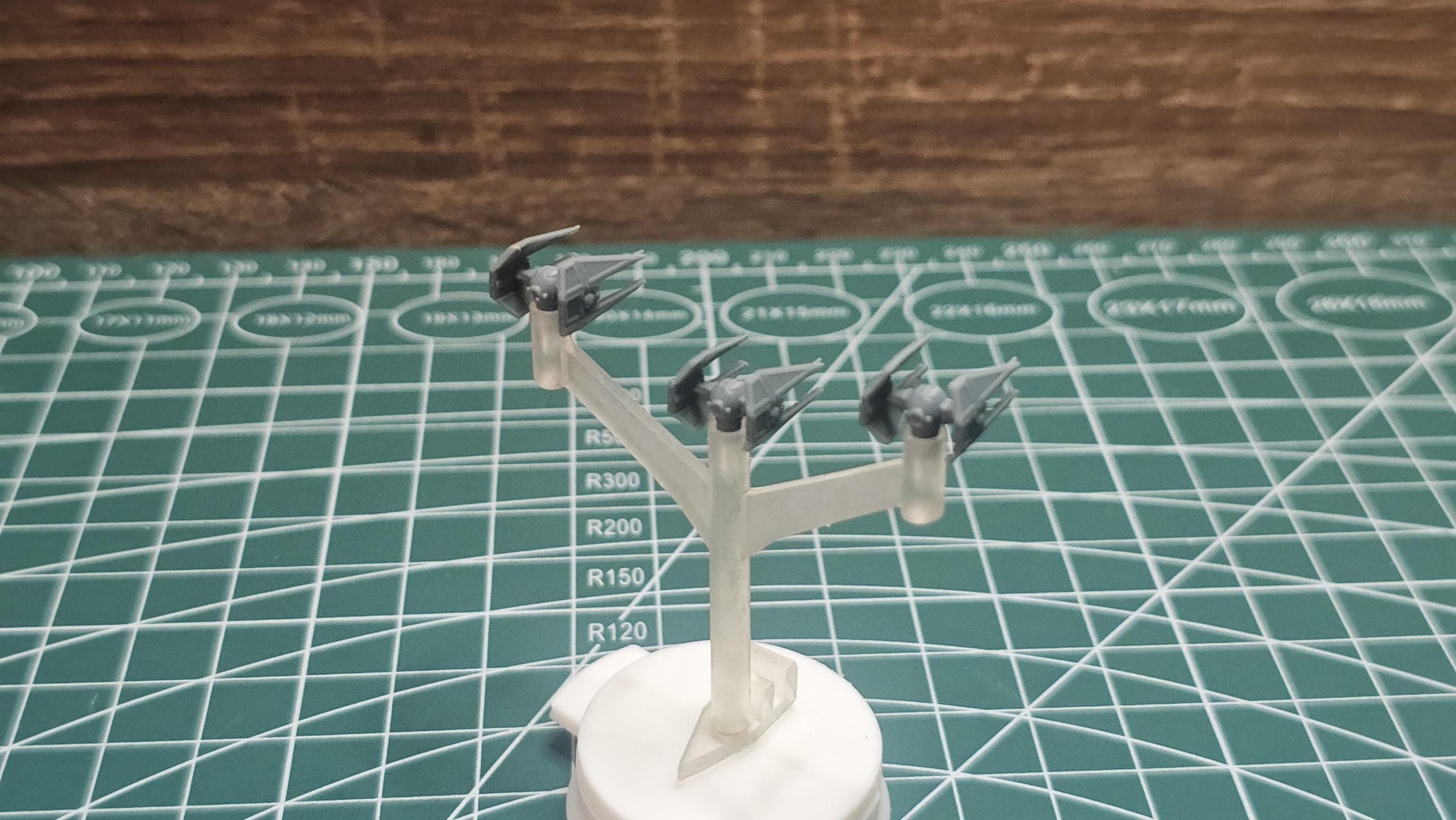 Imperial Tie Interceptor Squadron (9pcs): 3D Printed Armada proxy