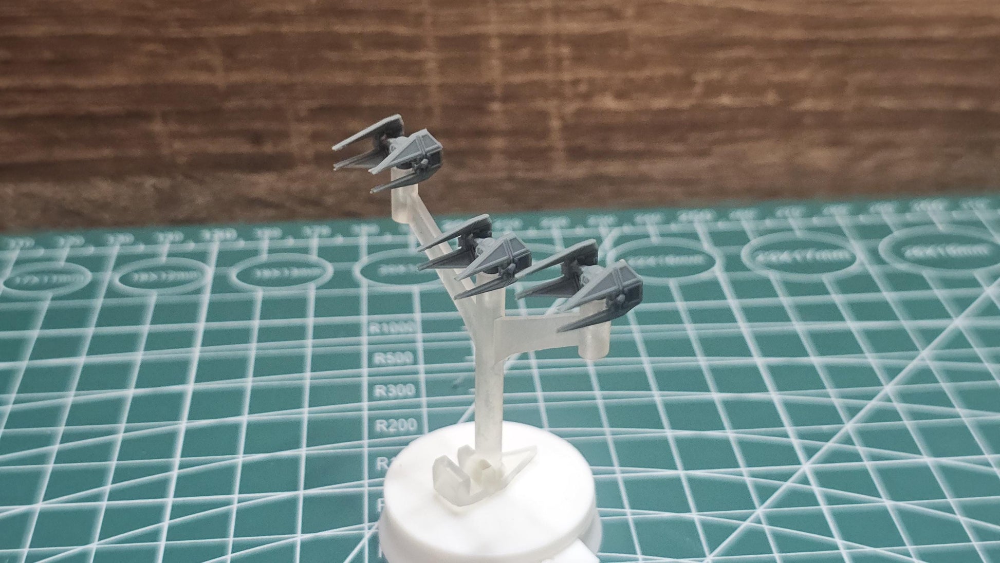 Imperial Tie Interceptor Squadron (9pcs): 3D Printed Armada proxy