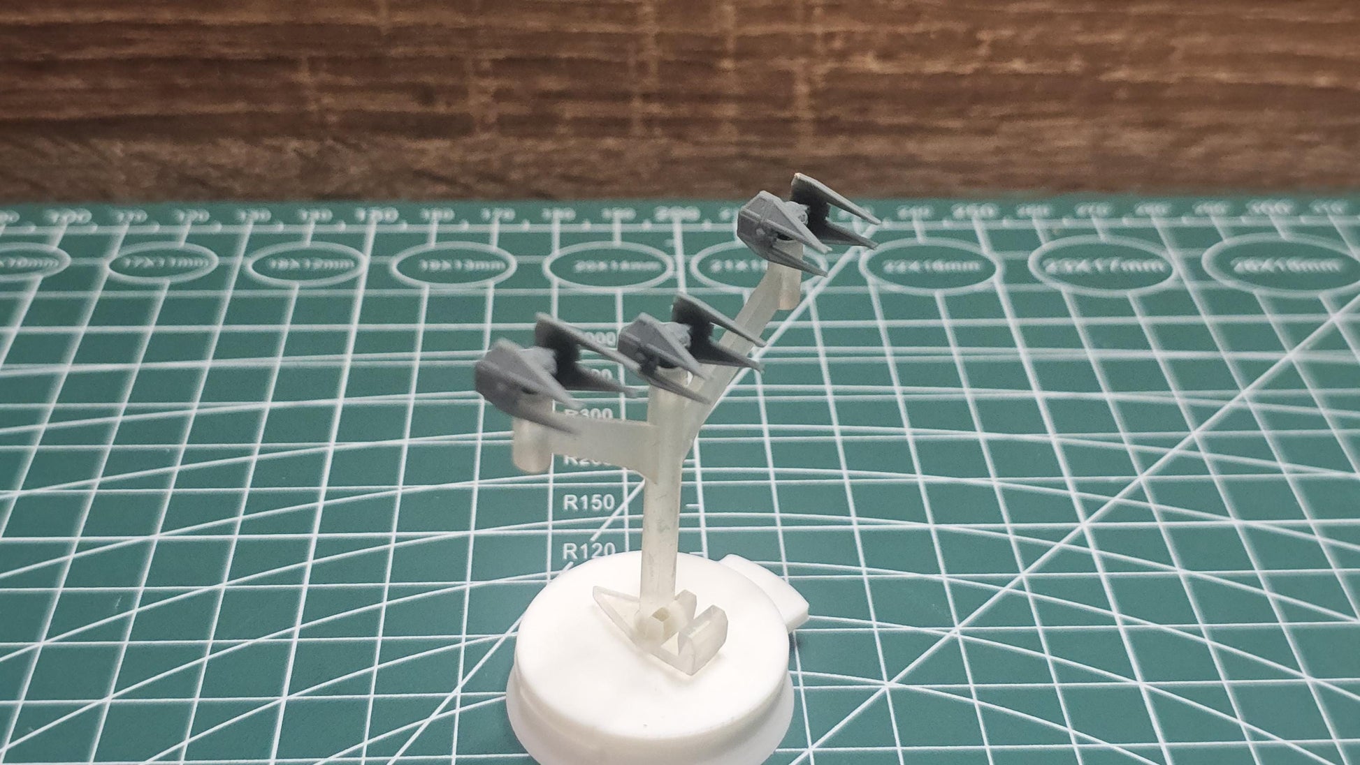 Imperial Tie Interceptor Squadron (9pcs): 3D Printed Armada proxy
