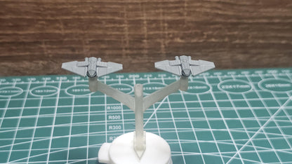 SW Armada Imperial Tie Stalker Squadron 6pcs - Wargaming - Table top - 3D printed miniatures