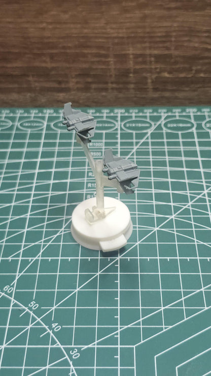 SW Armada Imperial Tie Stalker Squadron 6pcs - Wargaming - Table top - 3D printed miniatures