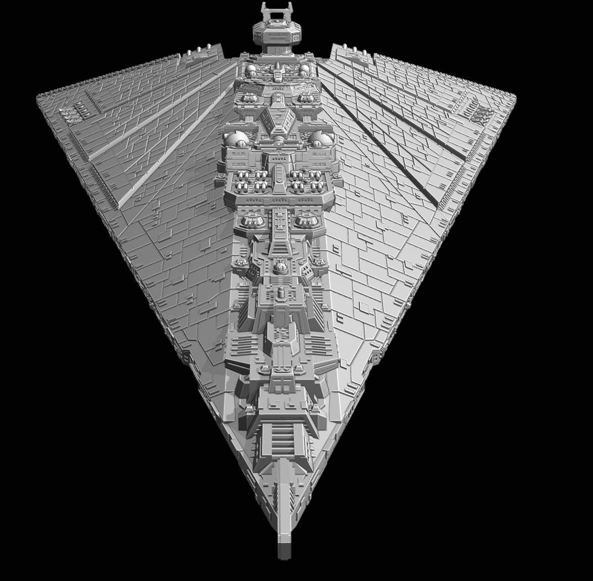 Pellaeon Star Destroyer: 3D Printed Armada proxy