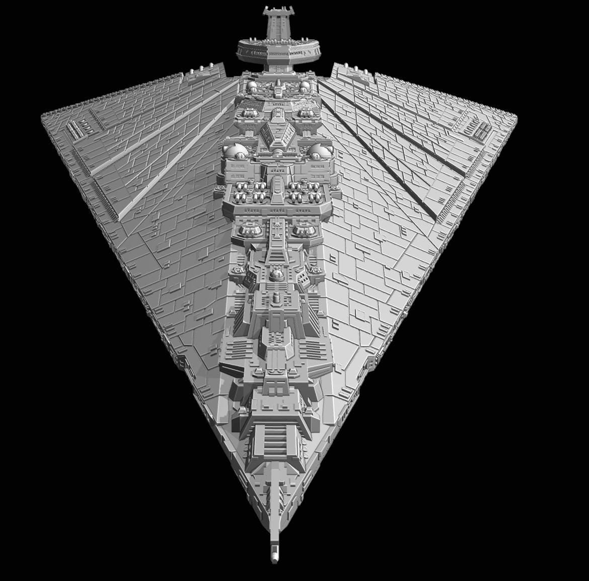 Pellaeon Star Destroyer: 3D Printed Armada proxy