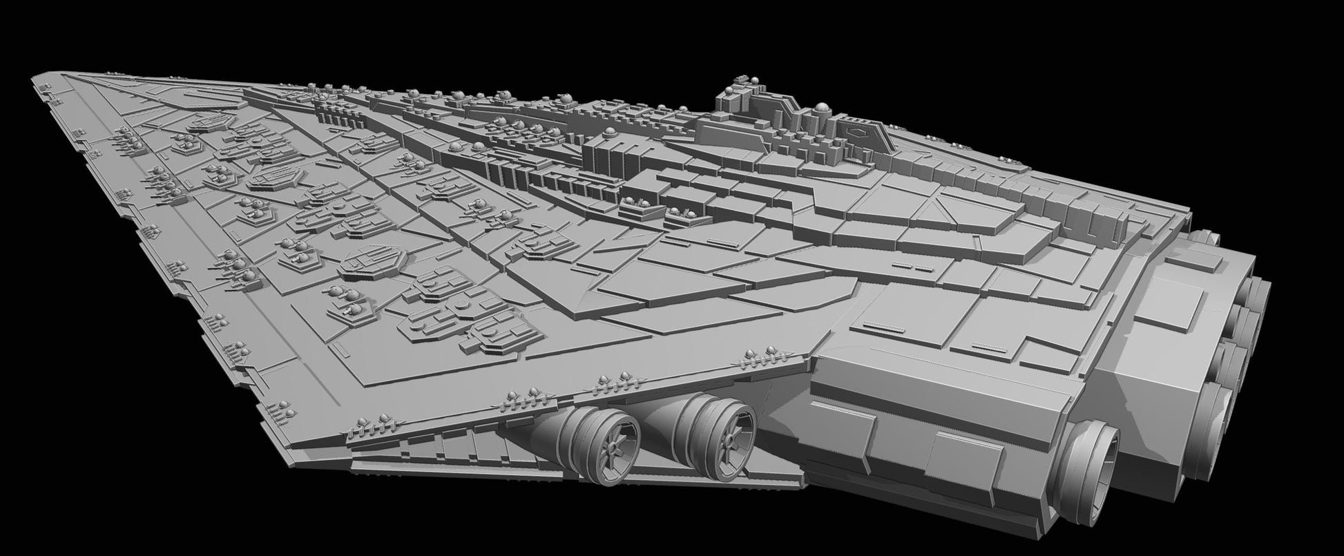 Mandator III Star Dreadnought: 3D Printed Armada proxy
