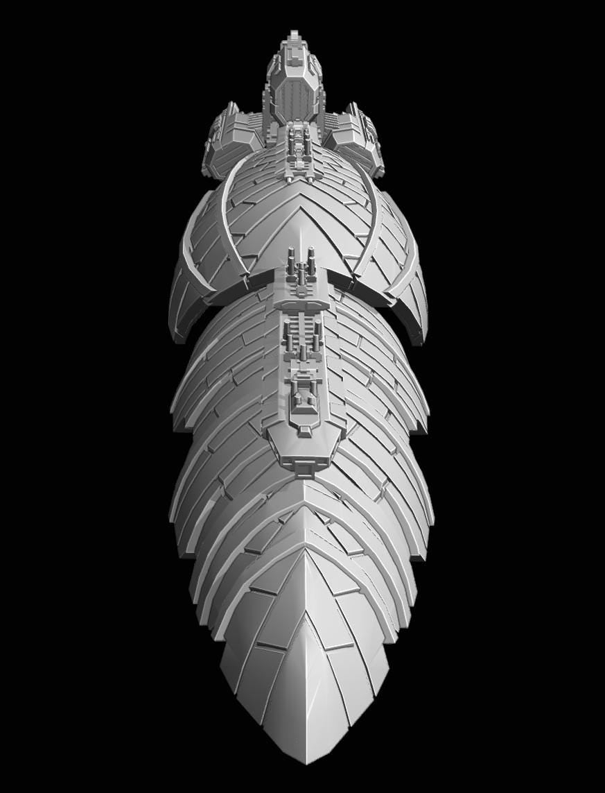CIS Recusant-class Light Destroyer: 3D printed SW Armada proxy