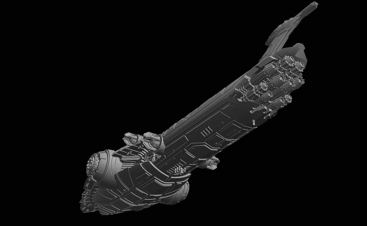 Subjugator-class Star Dreadnaught: 3D Printed Armada proxy